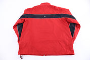 Vintage Nike Embroidered Logo Red & Black Full Zip Jacket