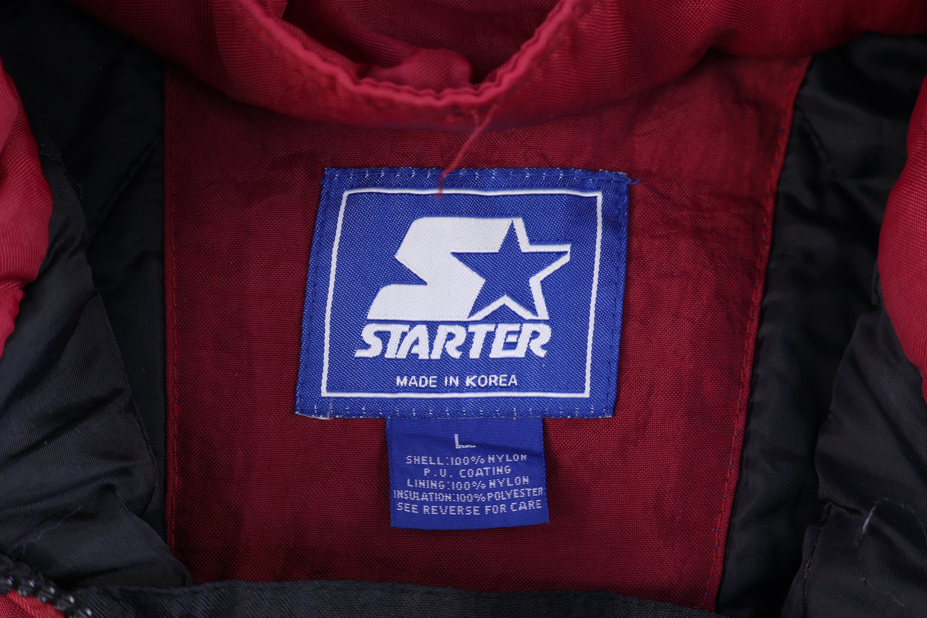 Vintage Starter Florida State Seminoles Half Zip Puffer Jacket