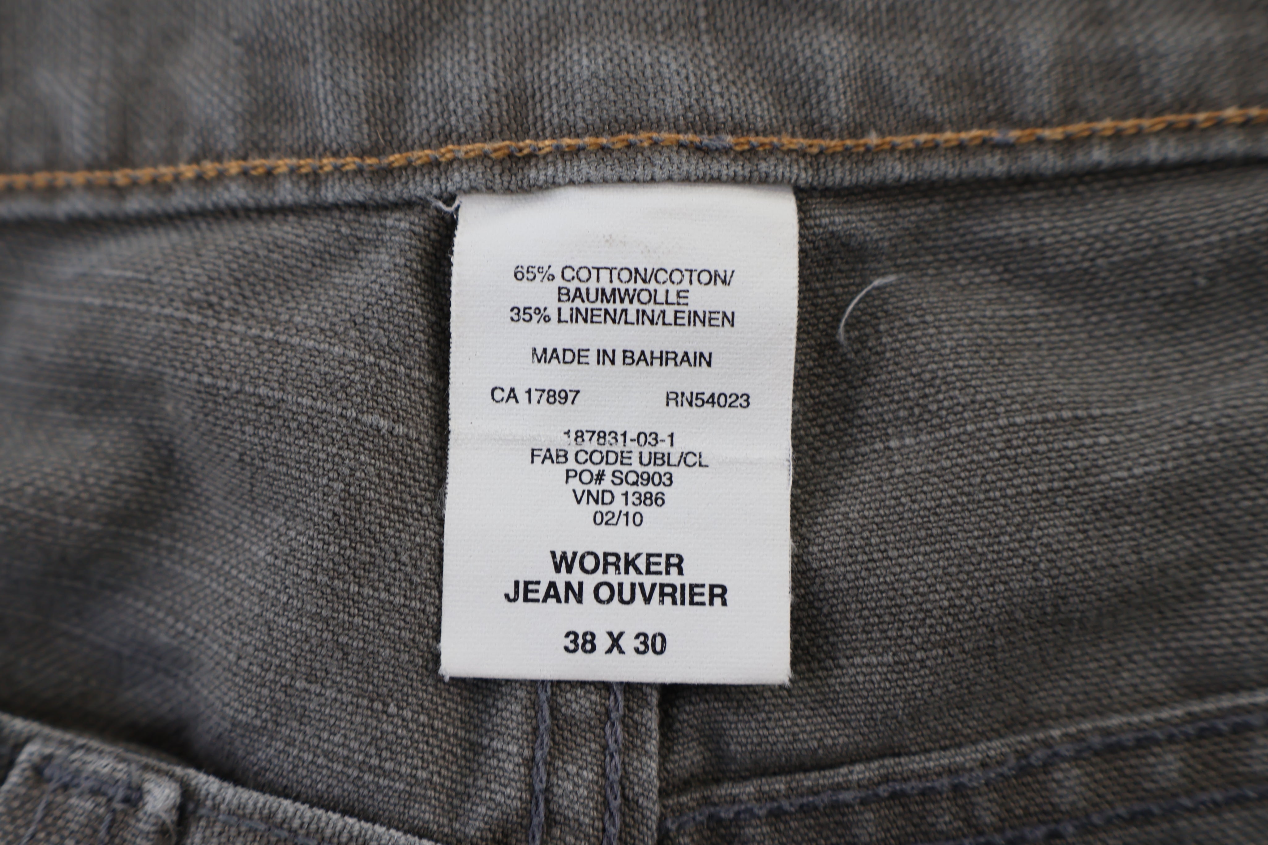 Vintage GAP Worker Grey Denim Jeans
