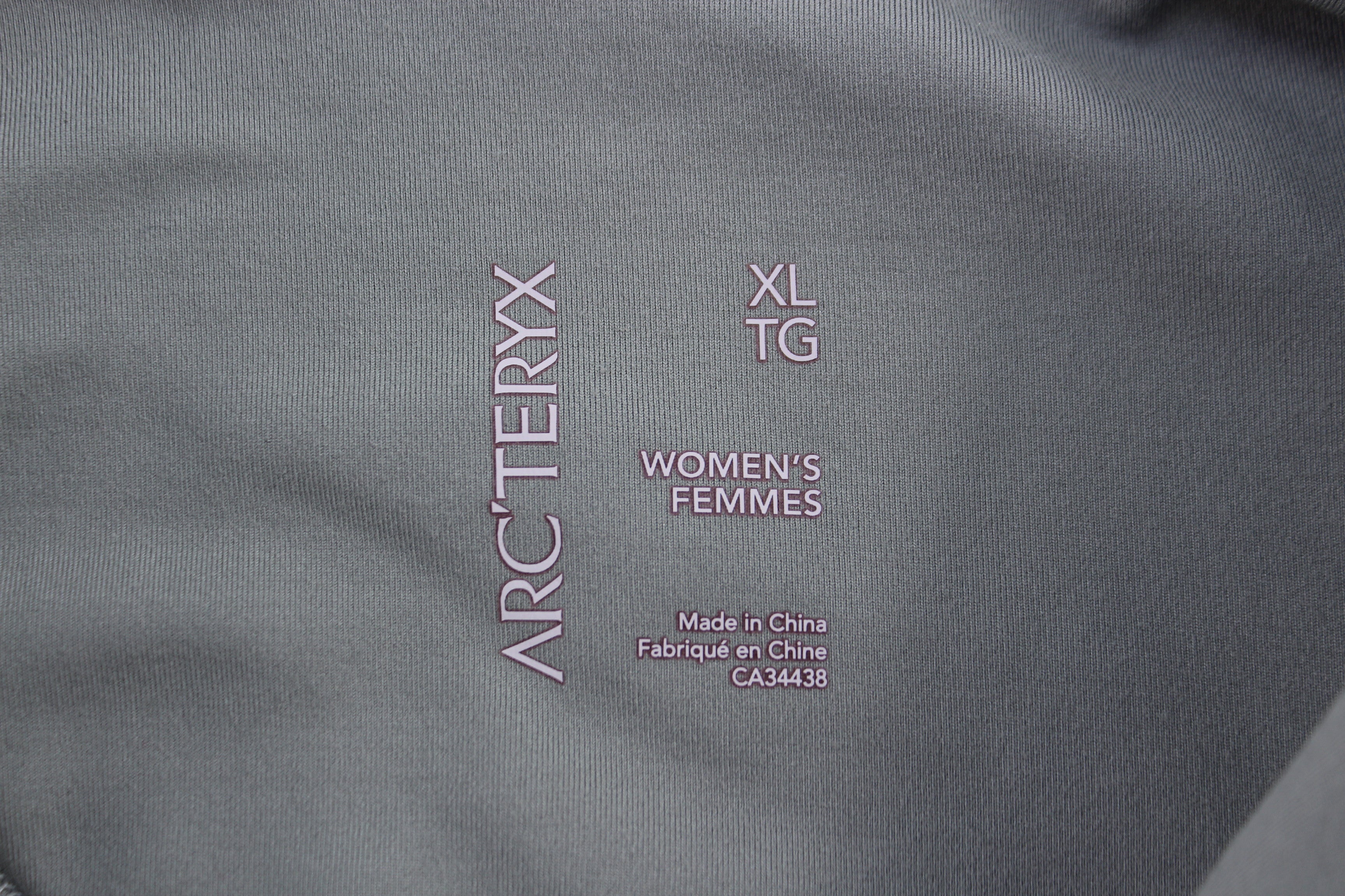 Women's Arc'teryx Grey Full Zip Sweater