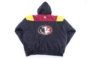 Vintage Starter Florida State Seminoles Half Zip Puffer Jacket