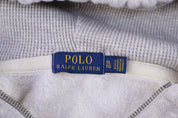 Polo Ralph Lauren Embroidered Logo Grey Full Zip Jacket