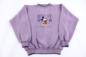 90's Mickey Mouse Embroidered Sweatshirt