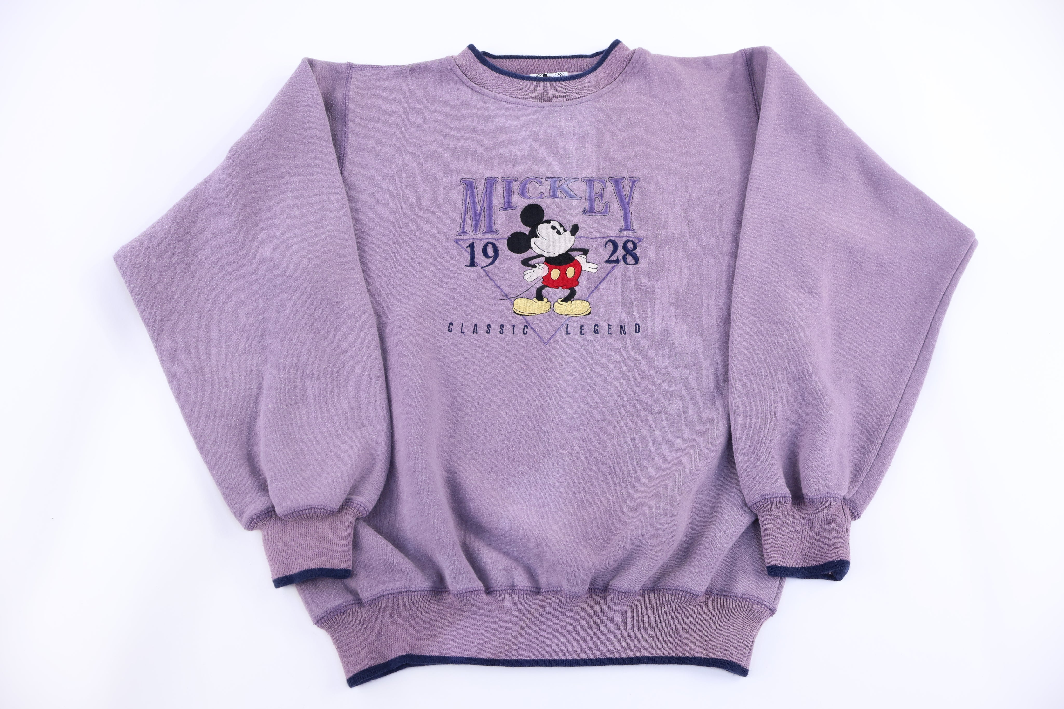 90's Mickey Mouse Embroidered Sweatshirt