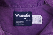 90's Wrangler Western Pattern LS Button Down