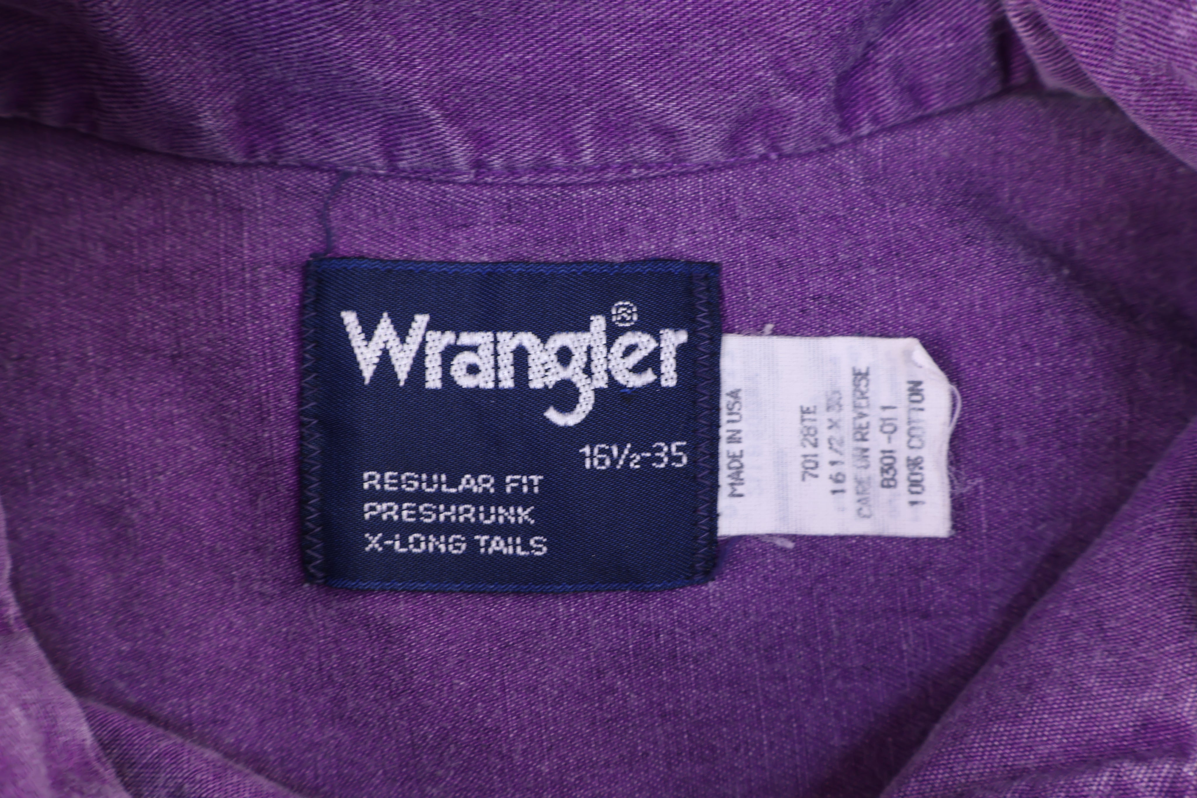 90's Wrangler Western Pattern LS Button Down