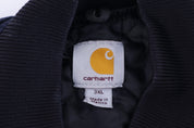 Carhartt Logo Patch Blue Full Zip Vest