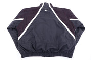 90's Nike Embroidered Logo Black & White Full Zip Jacket