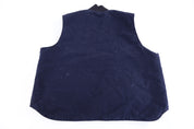 Carhartt Logo Patch Blue Full Zip Vest