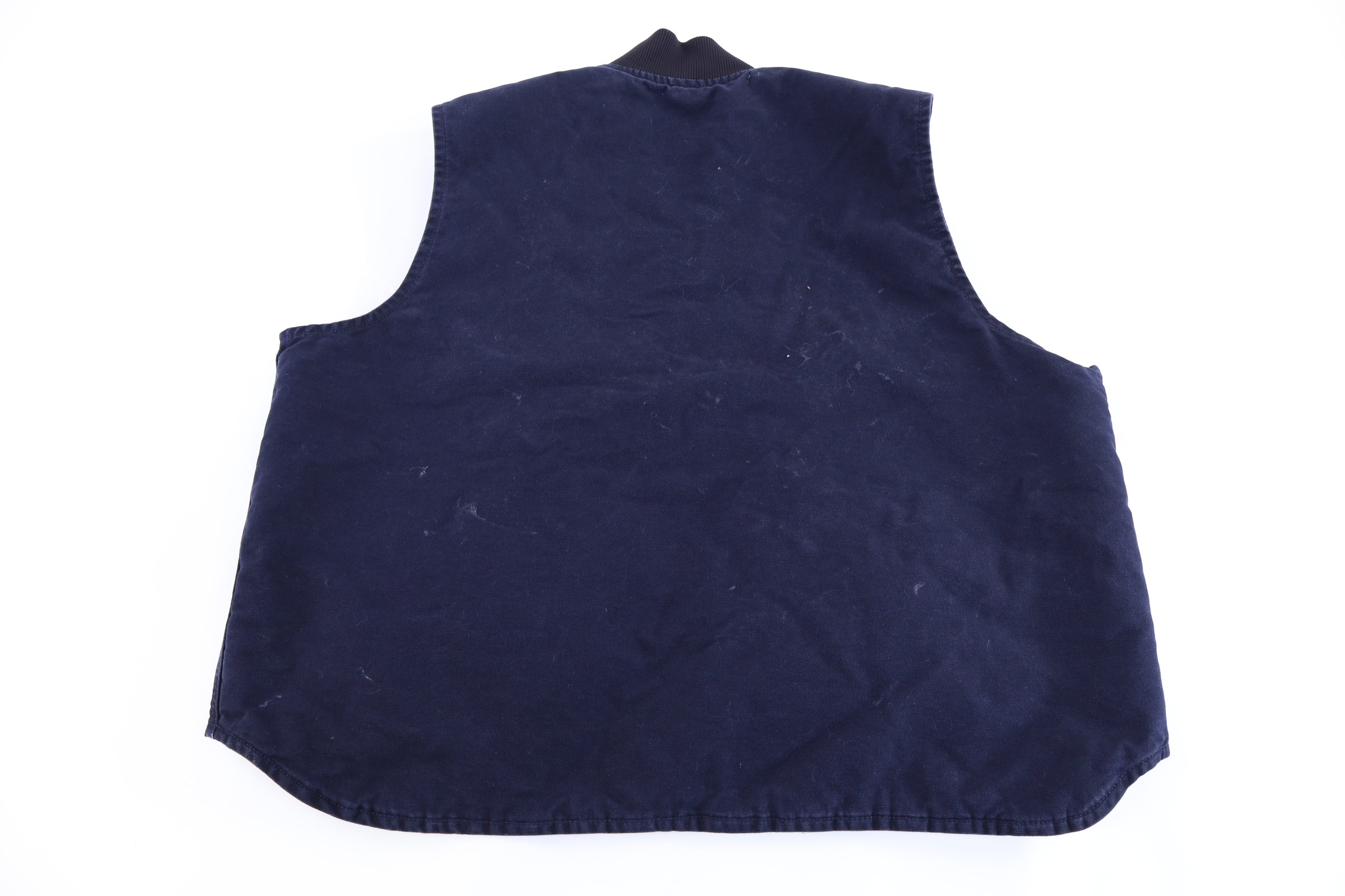 Carhartt Logo Patch Blue Full Zip Vest