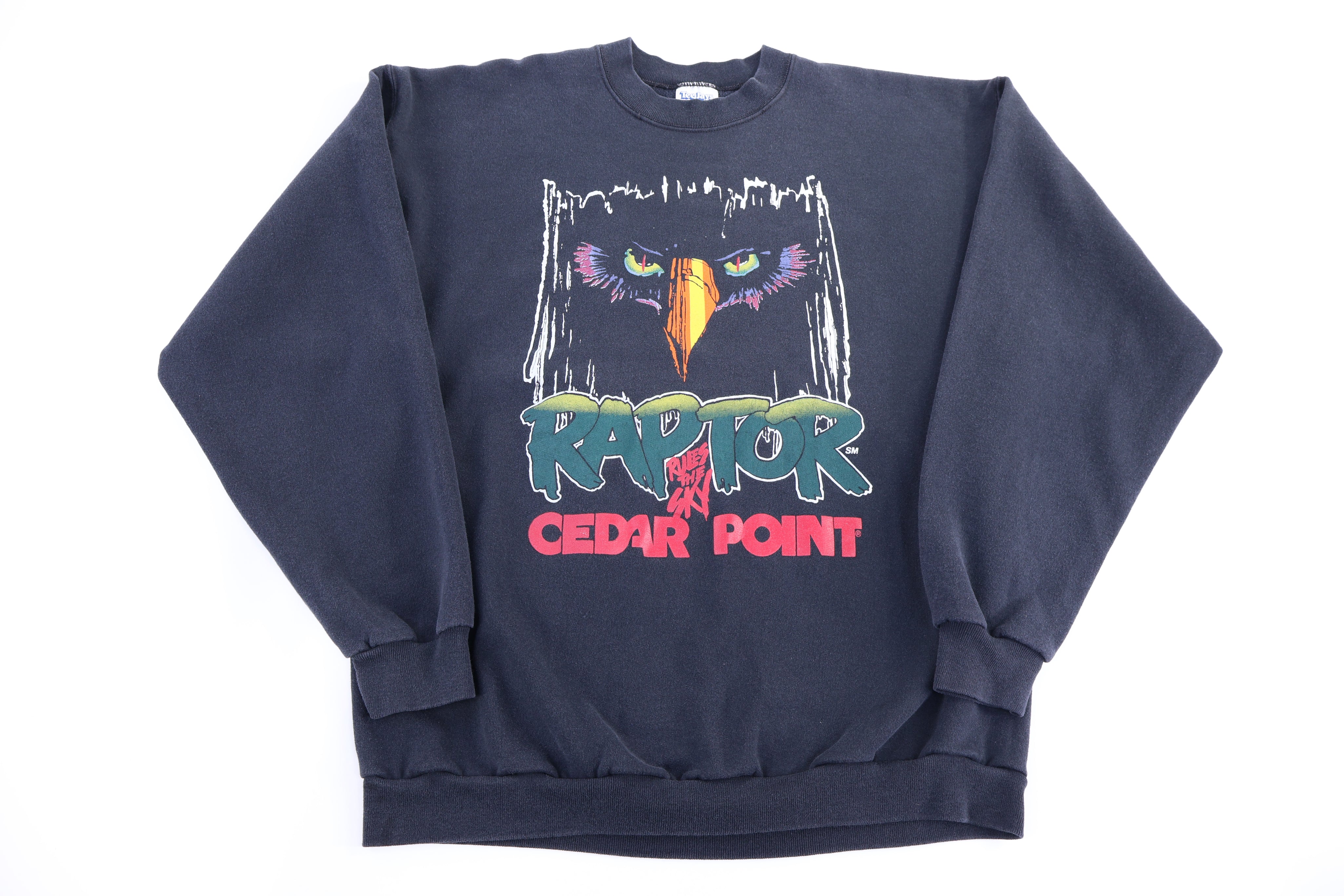 90's Cedar Point Raptor Rollercoaster Sweatshirt
