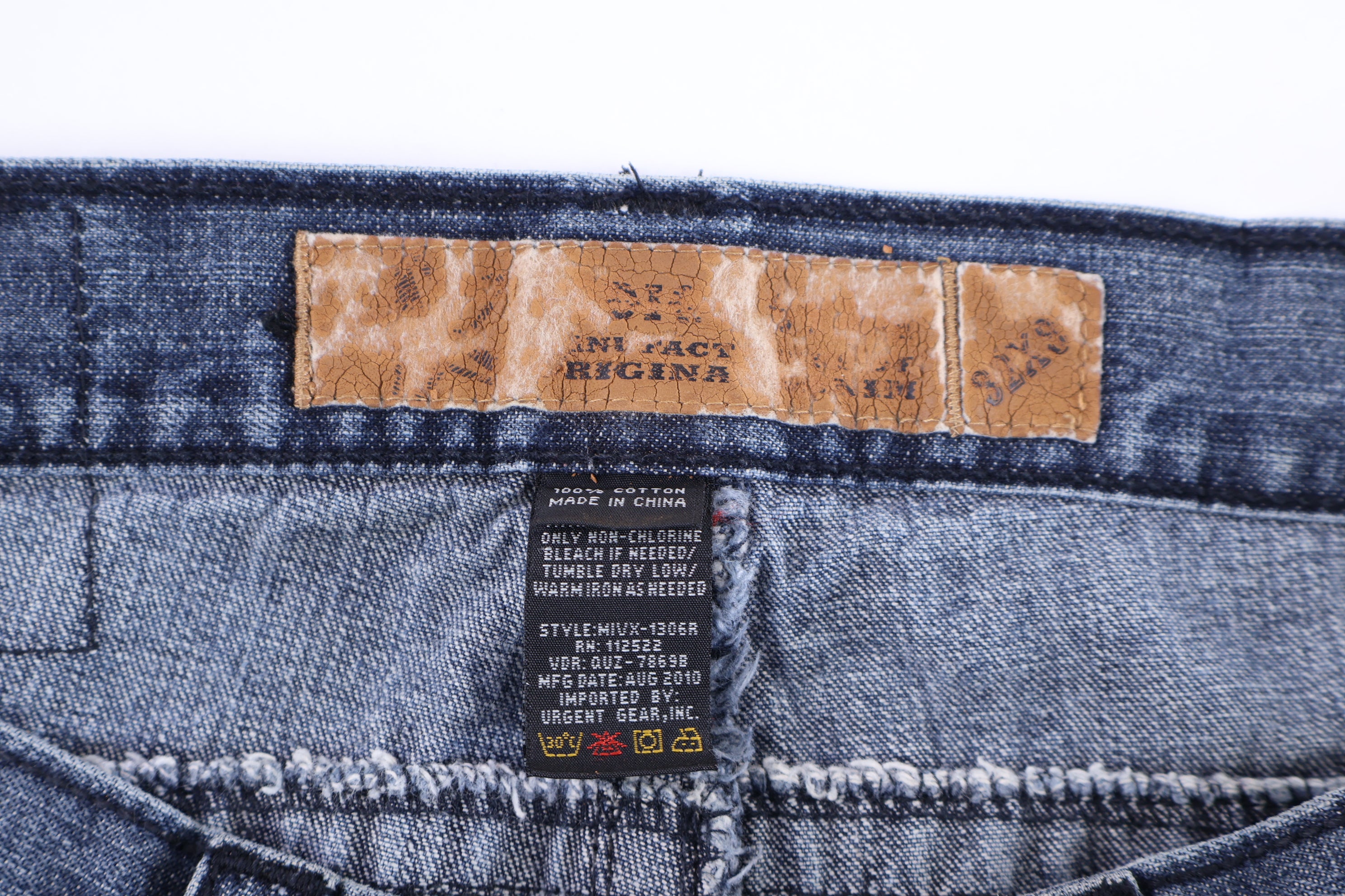 Vintage Original Cross Embroidered Denim Jeans