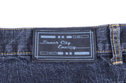 Y2K Inch City Energy Dark Wash Denim Shorts