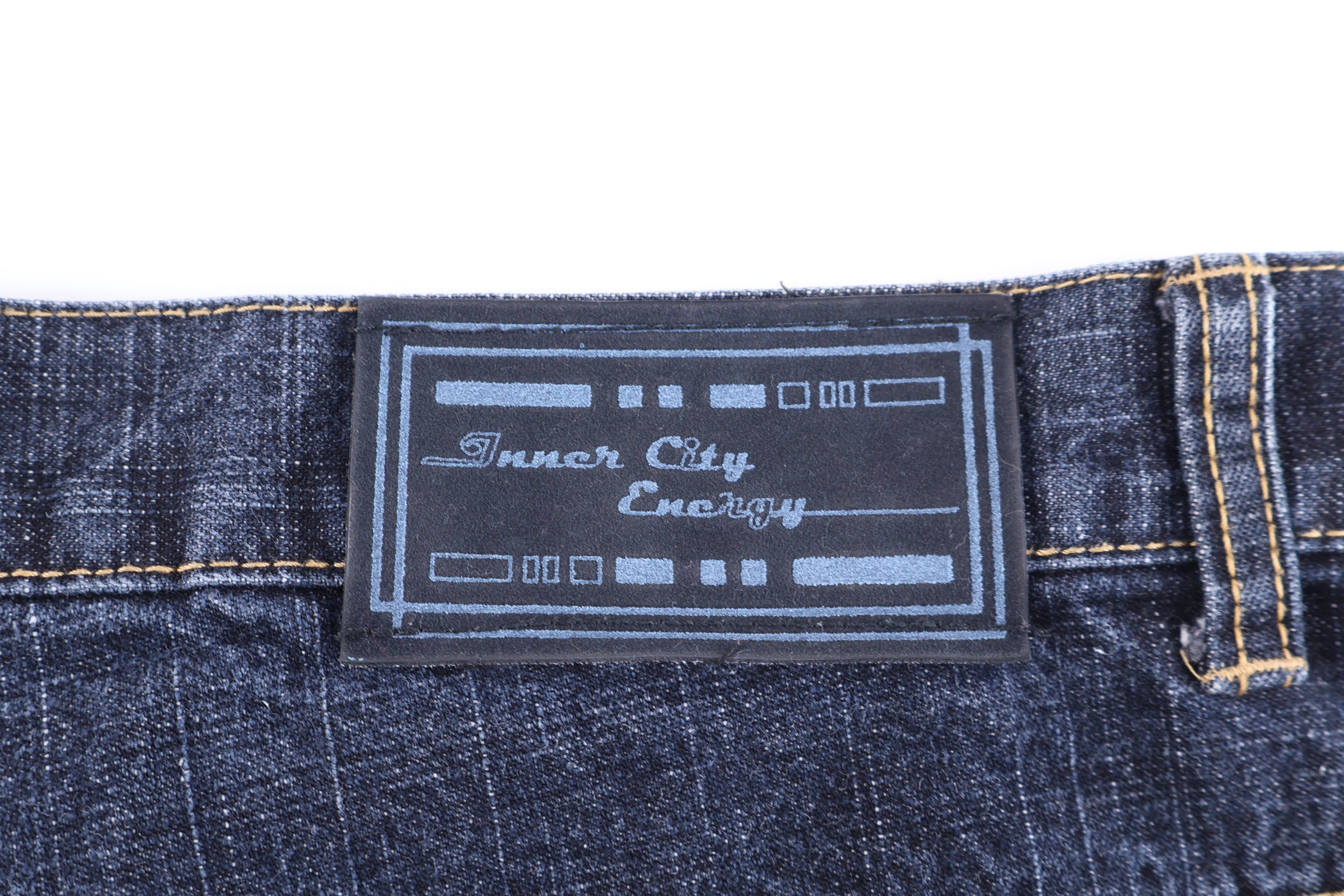 Y2K Inch City Energy Dark Wash Denim Shorts