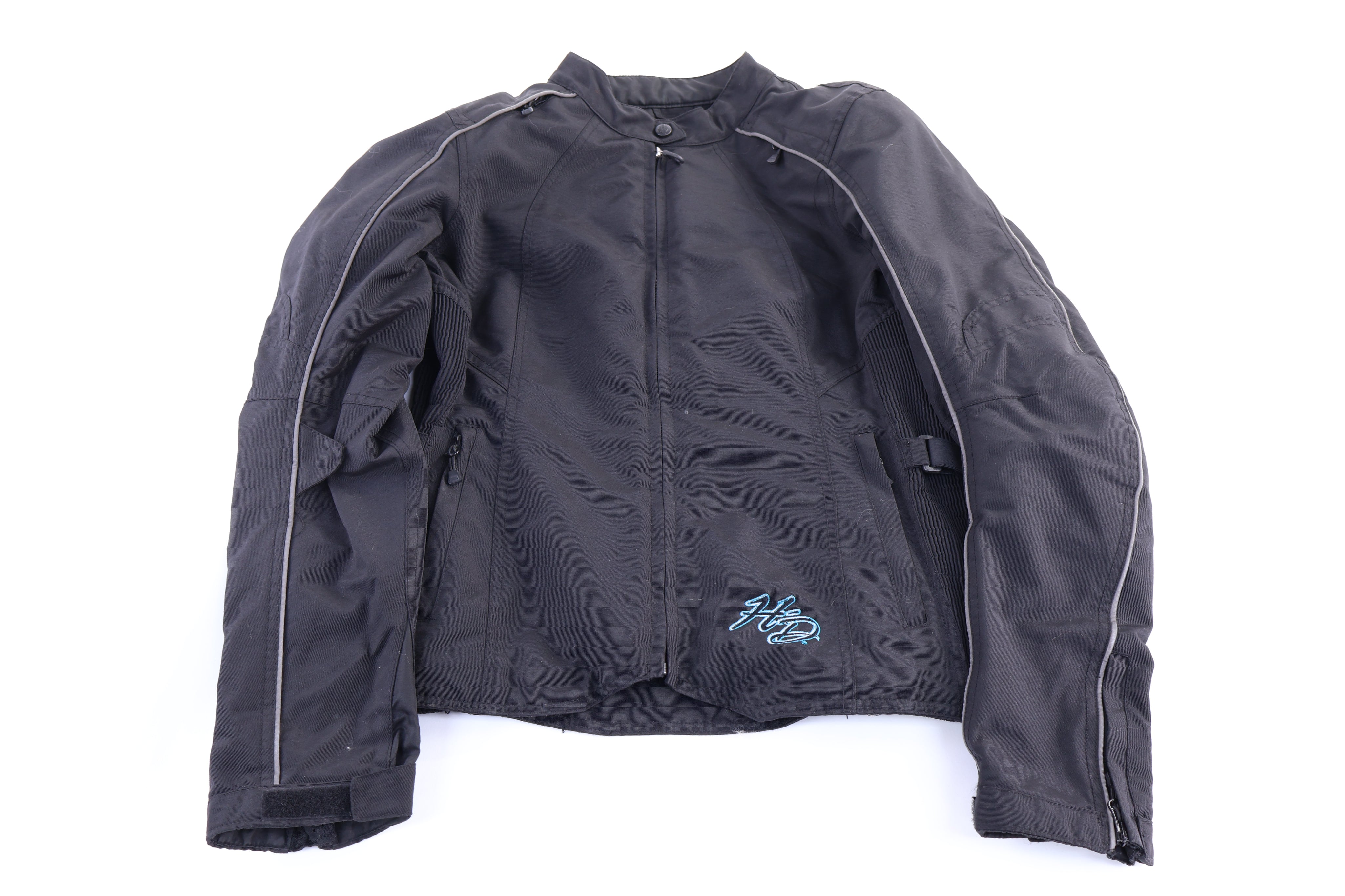 Women's Harley Davidson Motorcycles Full Zip Biker Jacket