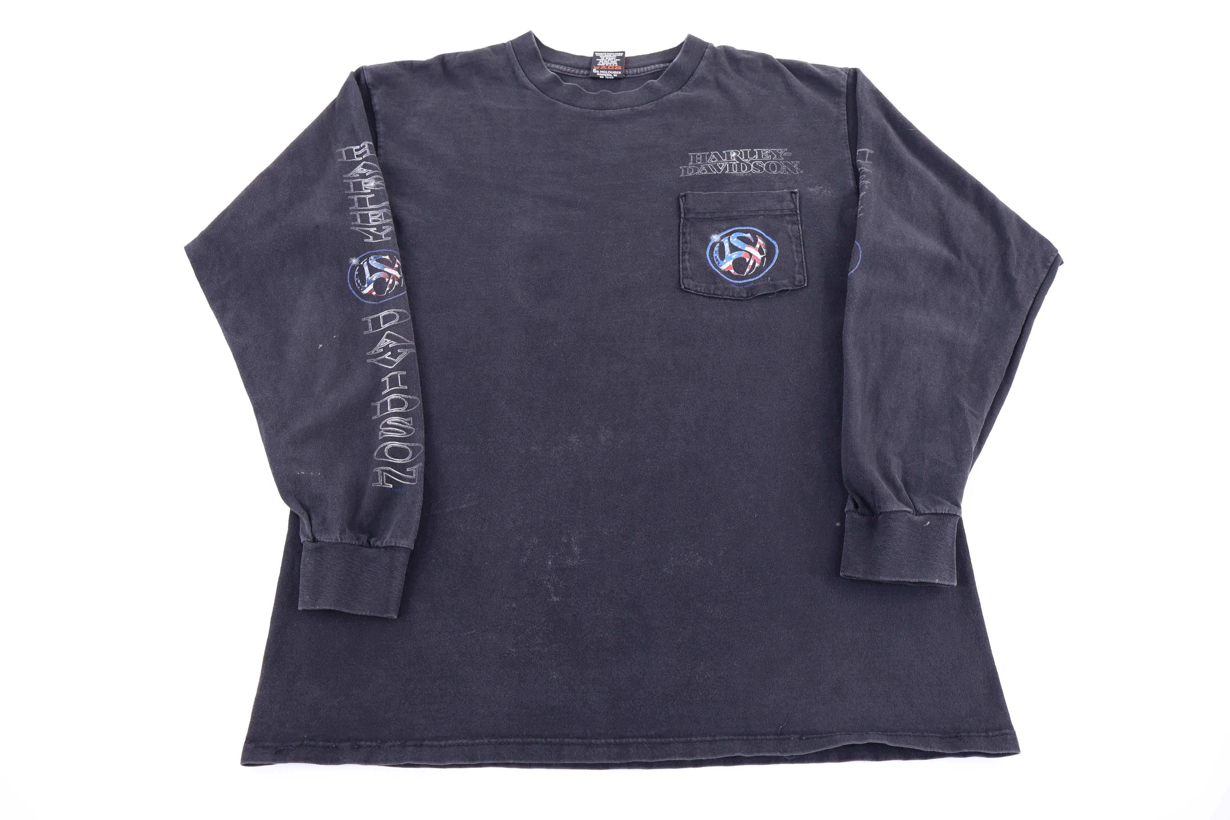 Harley Davidson Motorcycles North Carolina LS T-shirt