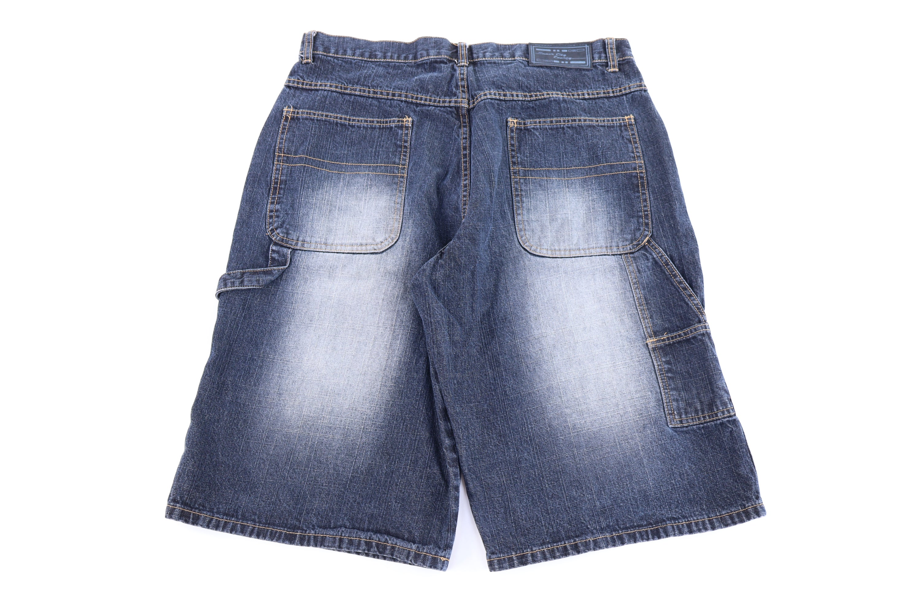 Y2K Inch City Energy Dark Wash Denim Shorts