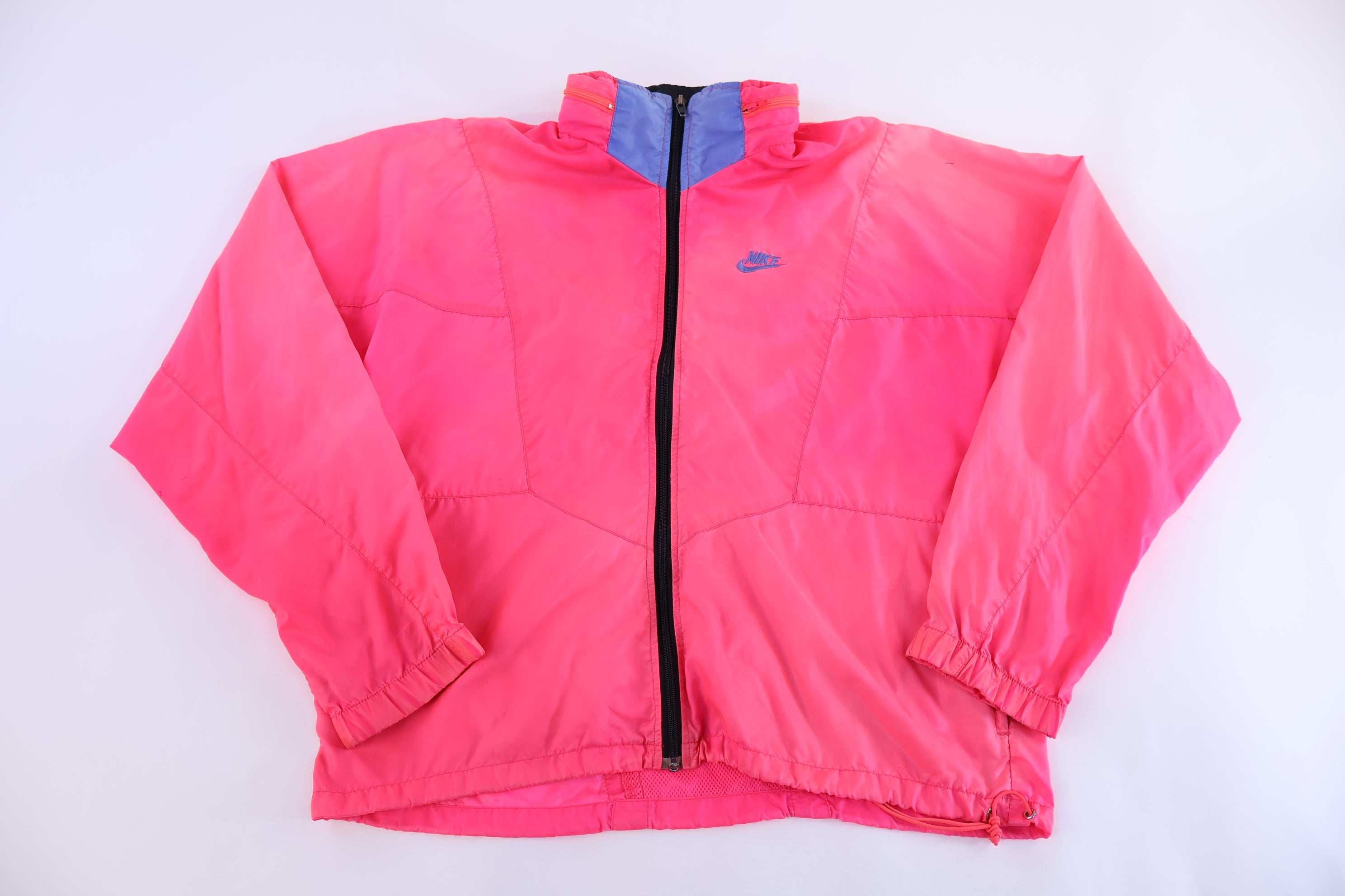 Women's Nike Embroidered Logo Pink Full Zip Windbreaker