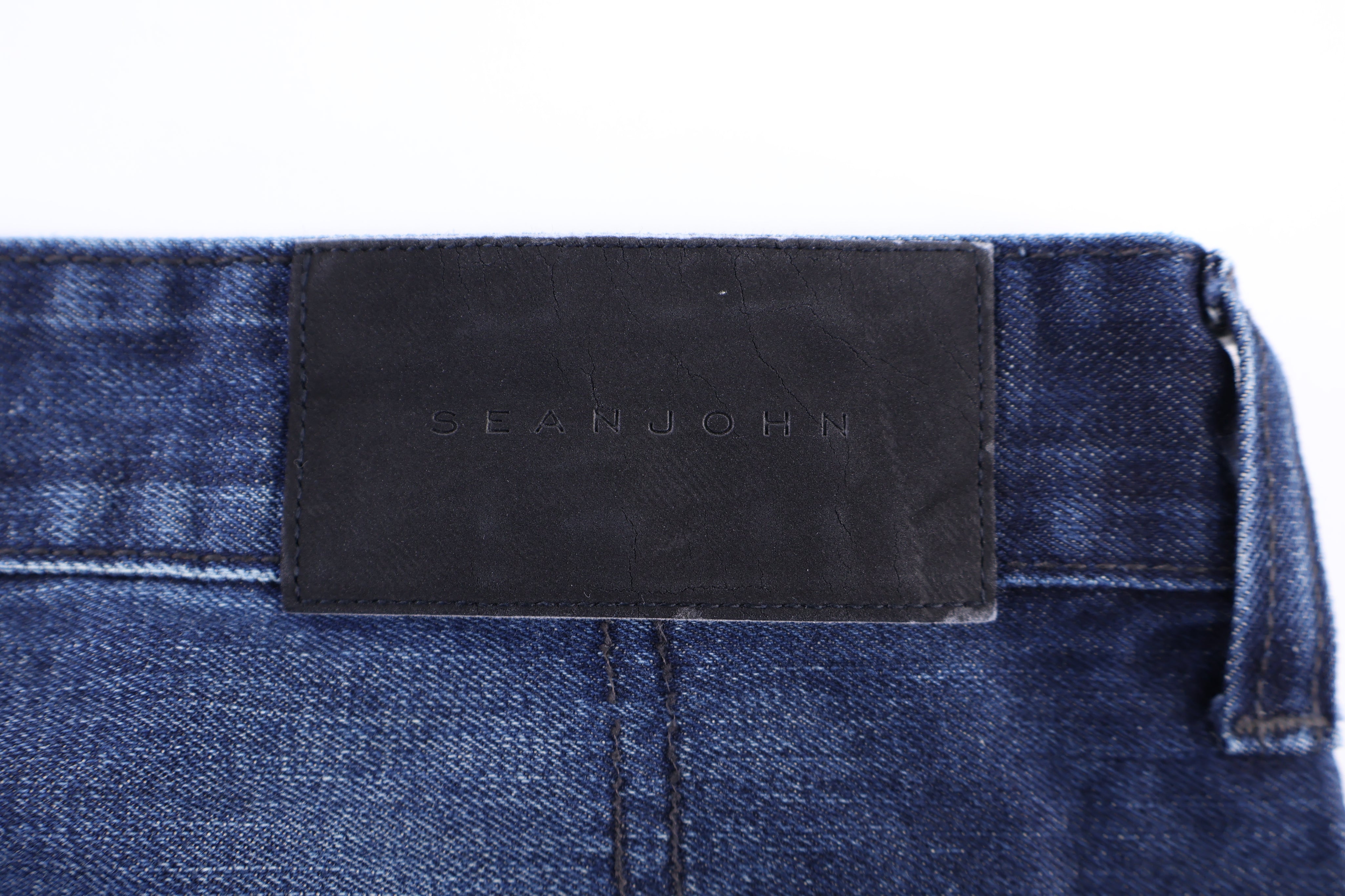 Sean John Dark Wash Denim Shorts