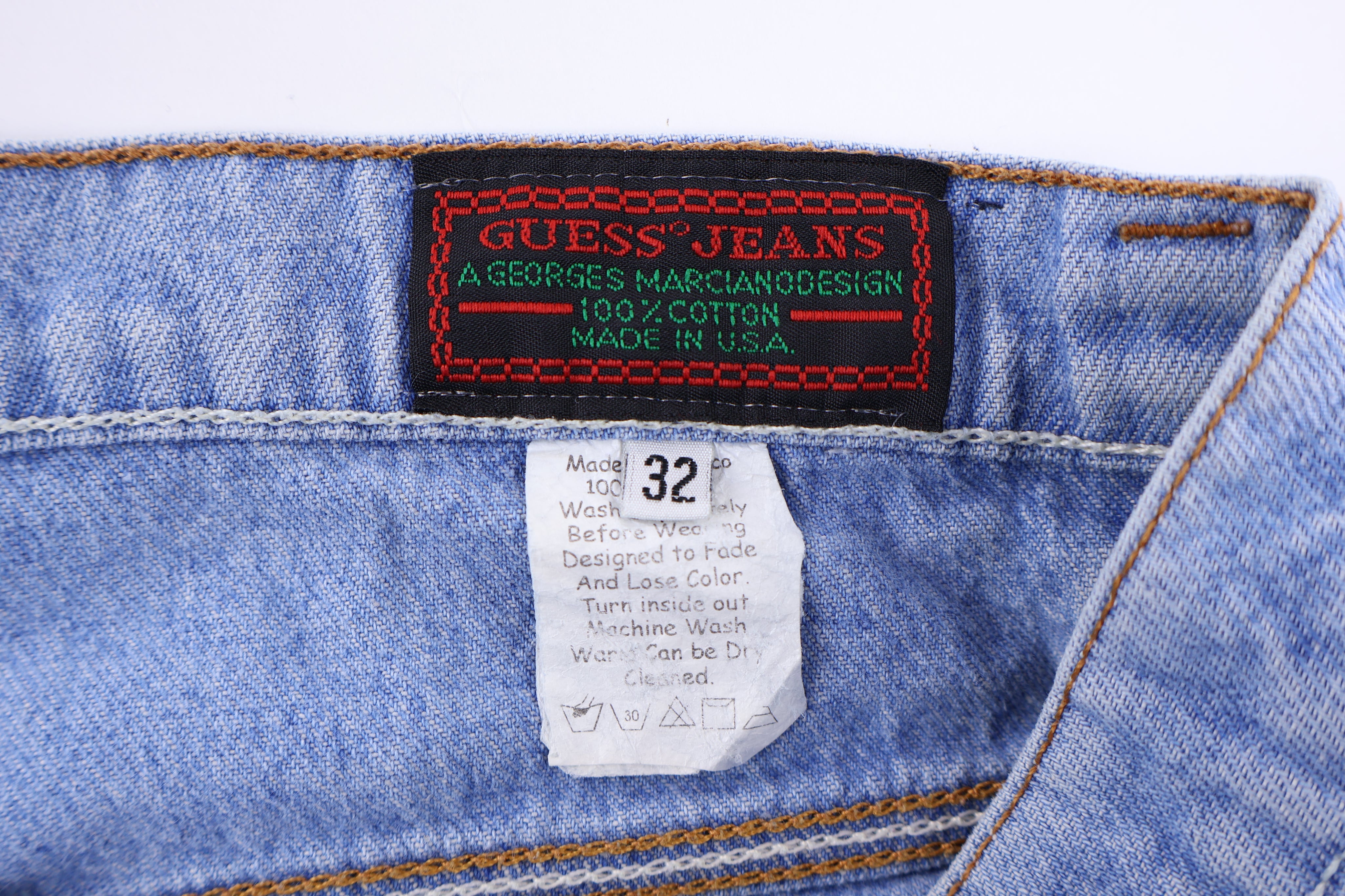 90's Guess Jeans Light Wash Denim Shorts