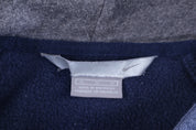 Vintage Nike Embroidered Logo Blue Pullover Hoodie