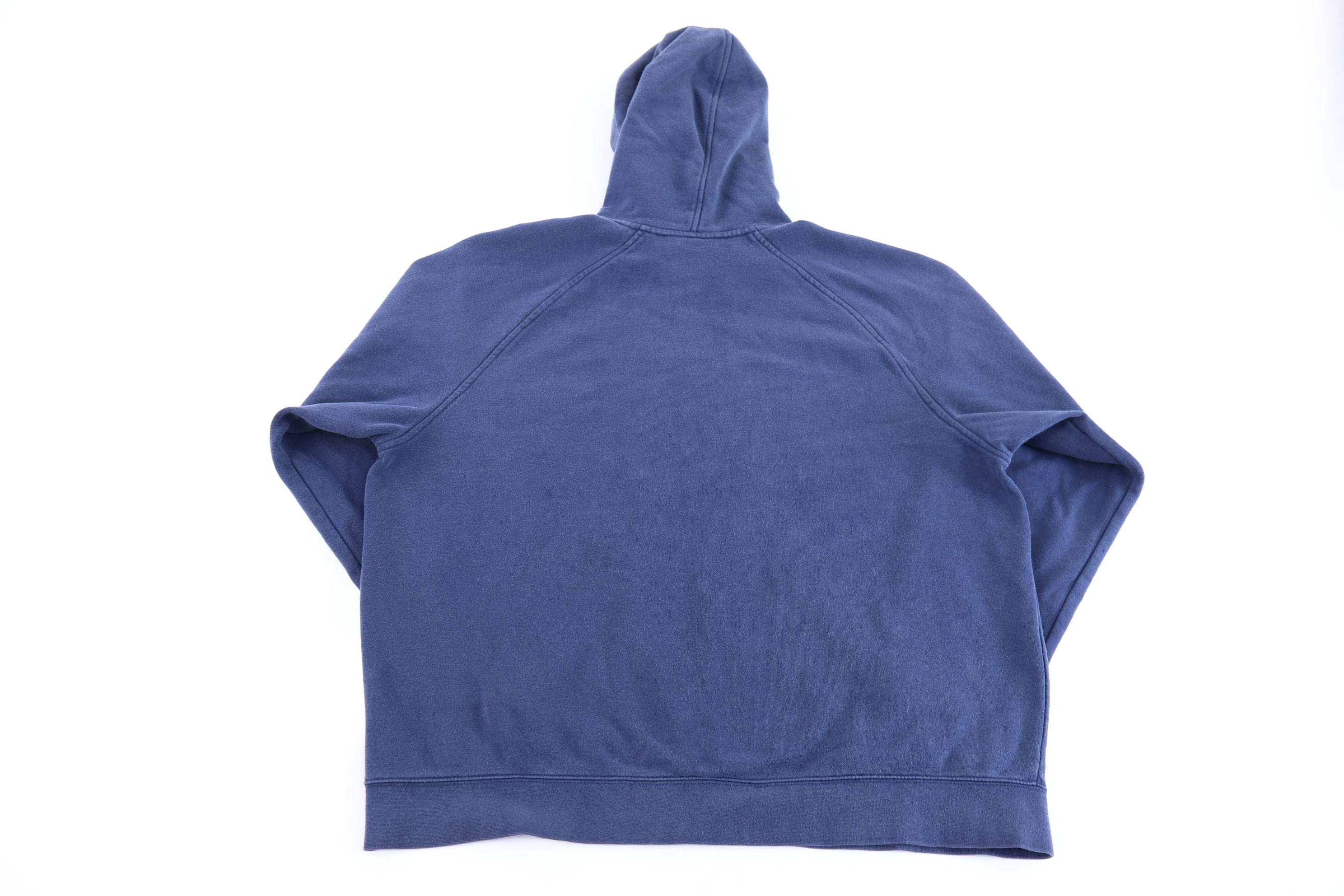 Vintage Nike Embroidered Logo Blue Pullover Hoodie