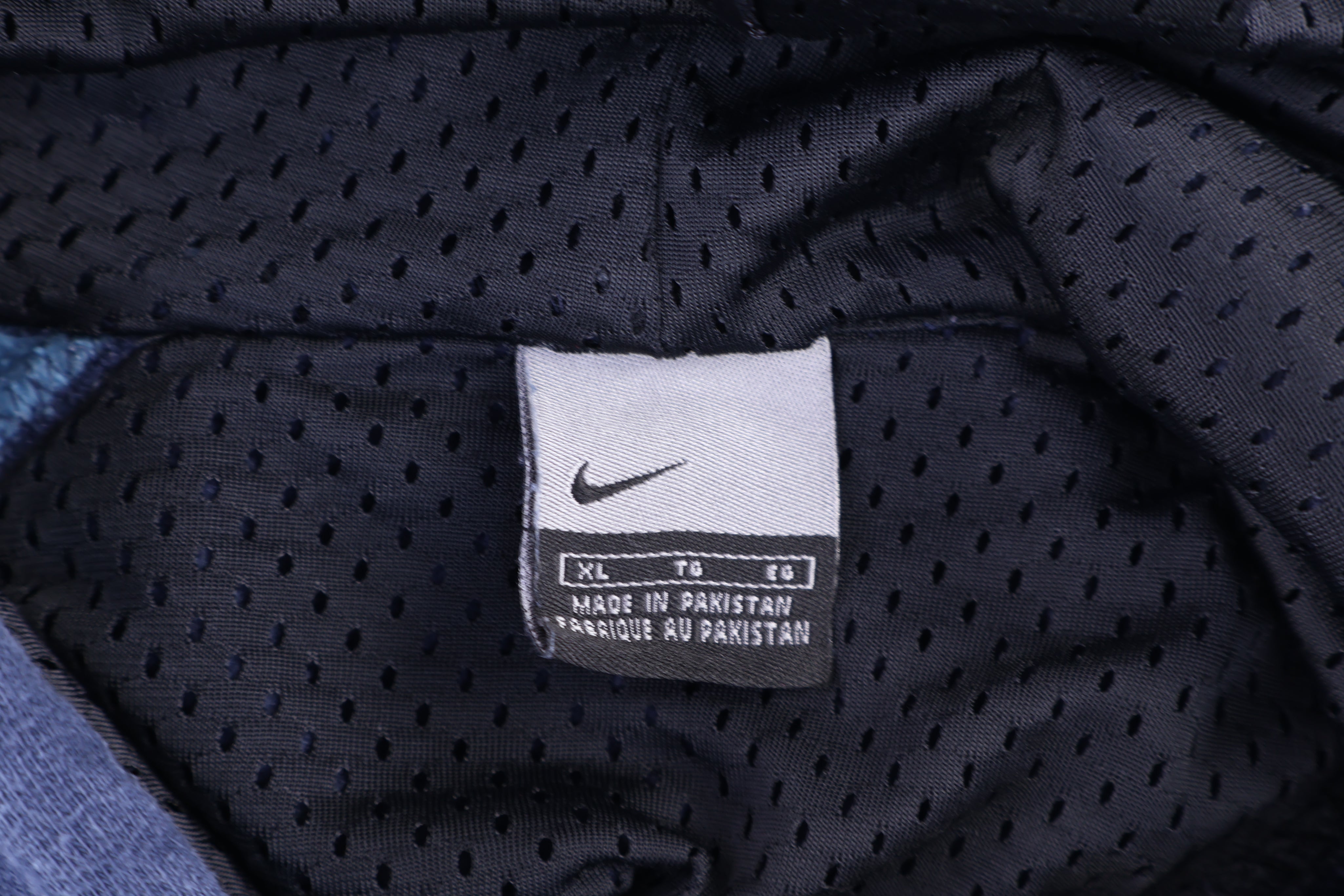 Vintage Nike Embroidered Logo Blue Sweatshirt