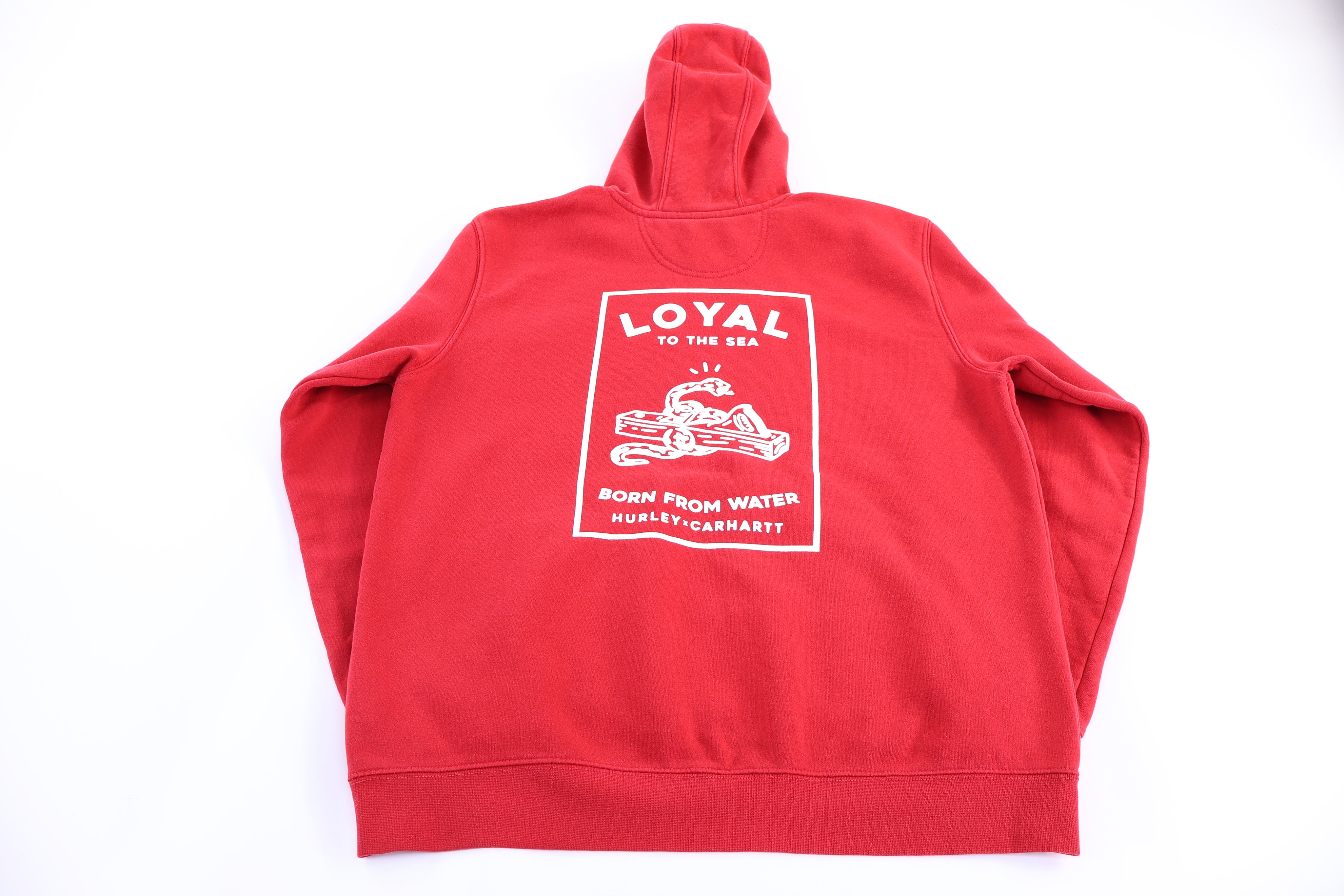 Hurley Loyal To The Sea Red Pullover Hoodie