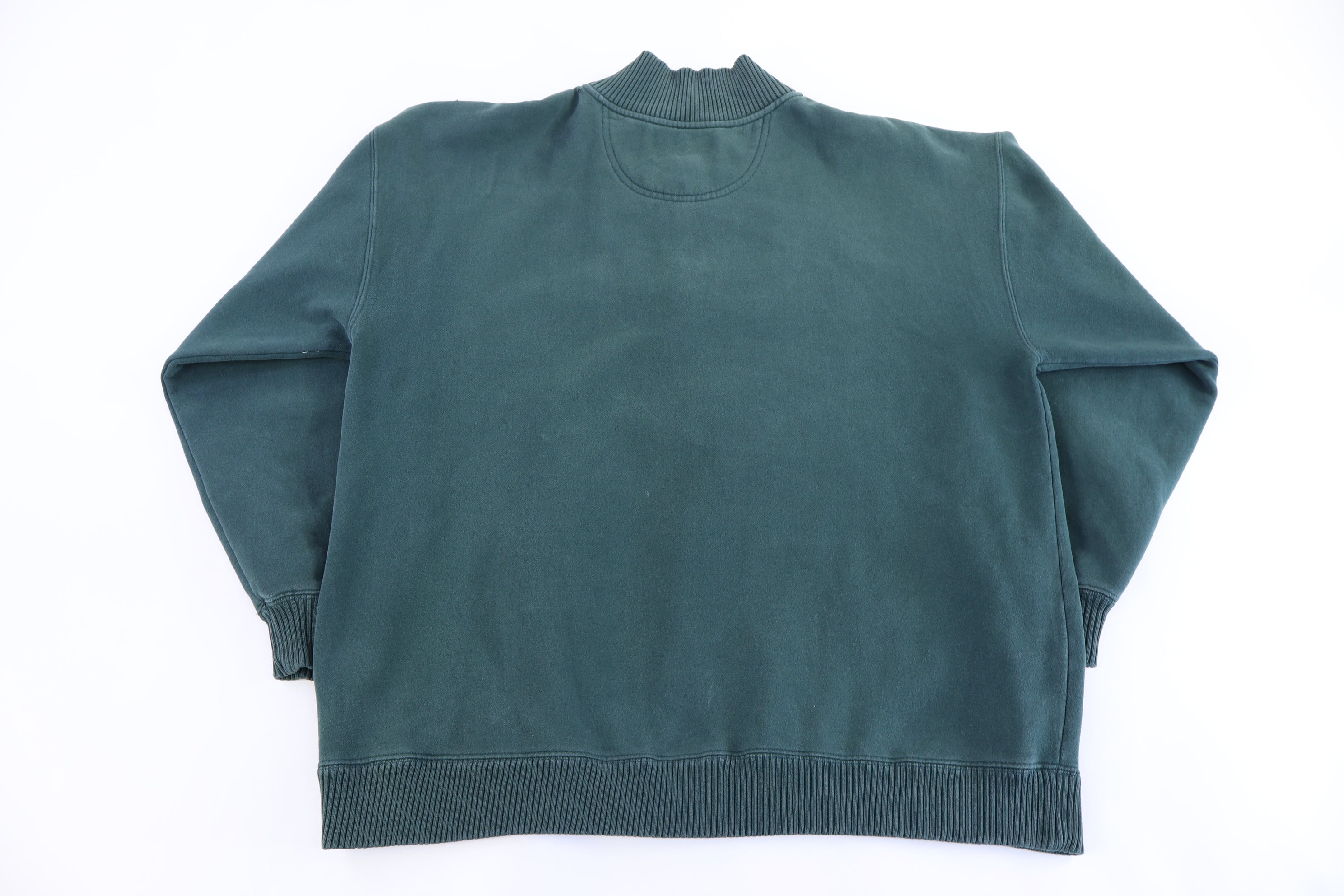 Vintage Big Dogs Green Quarter Zip Sweatshirt