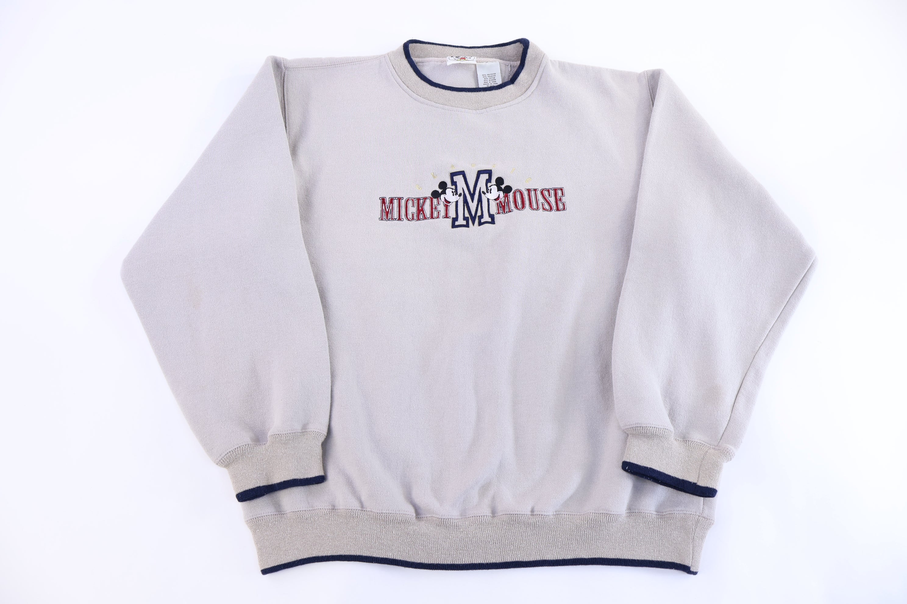 Vintage Mickey & Co Mickey Mouse Embroidered Sweatshirt
