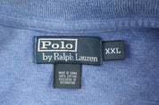 Polo by Ralph Lauren Embroidered Logo Blue Quarter Zip Sweater