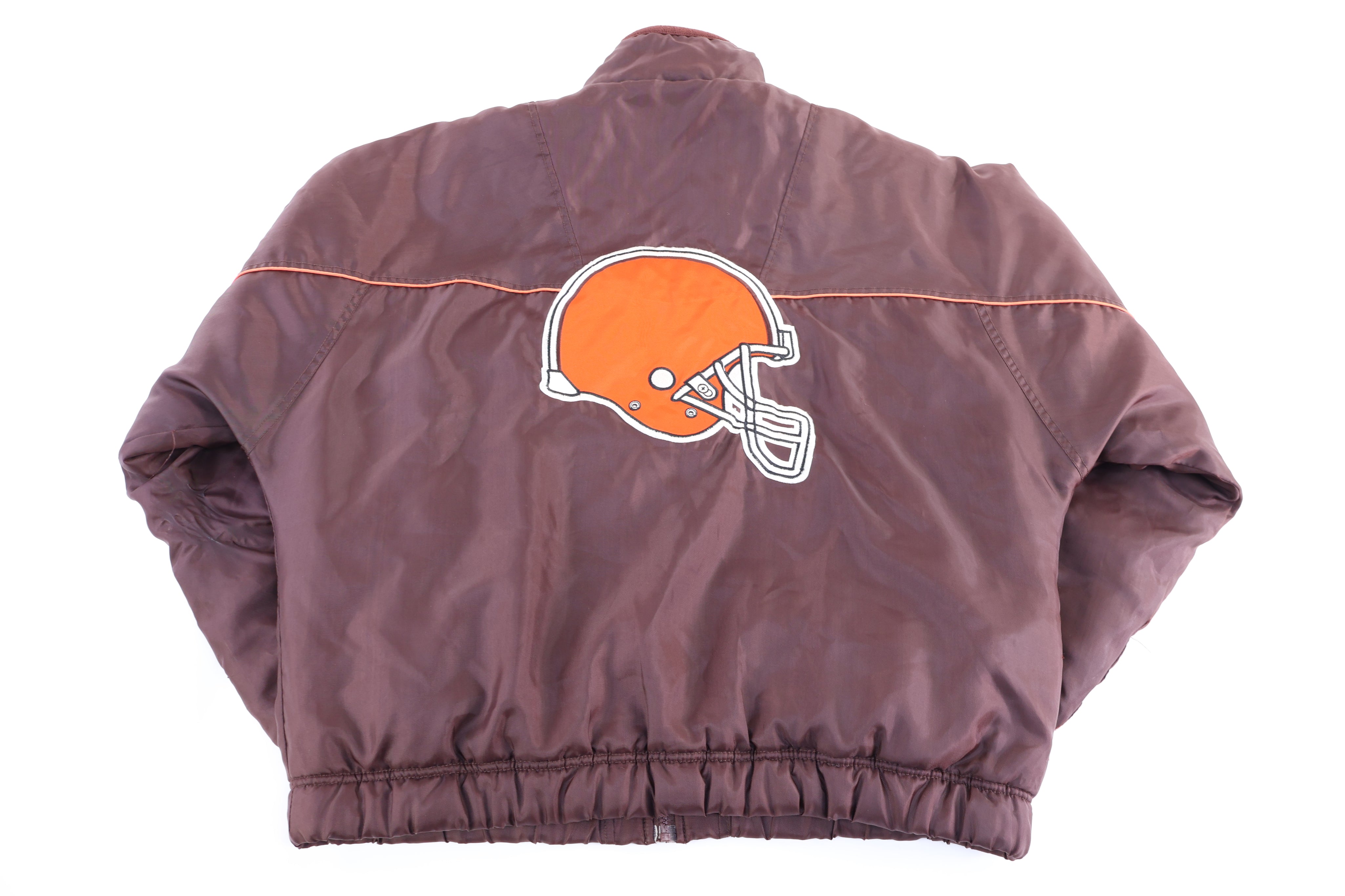 90's Mirage Cleveland Browns Football Full Zip Jacket