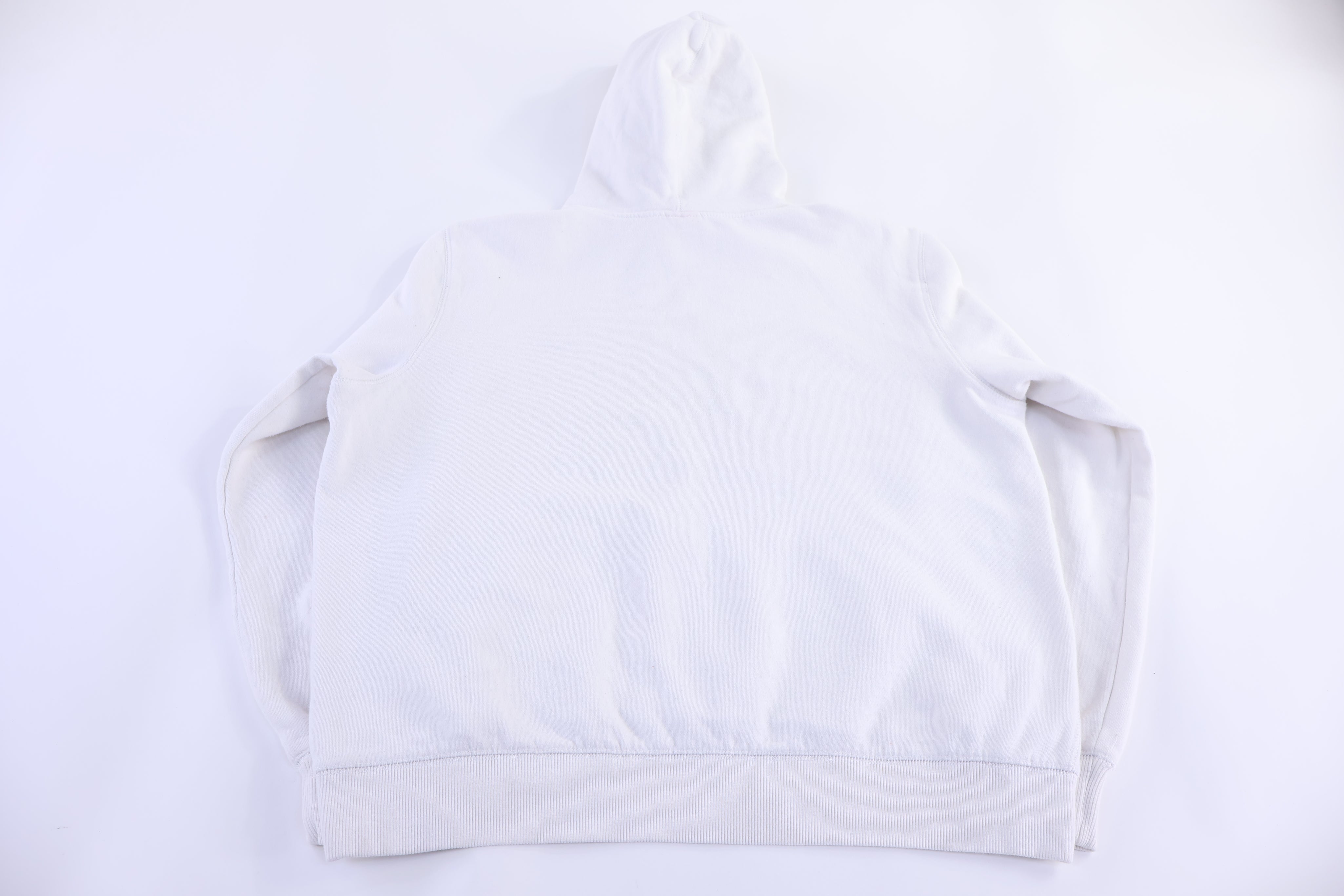 Nike Embroidered Logo White Pullover Hoodie