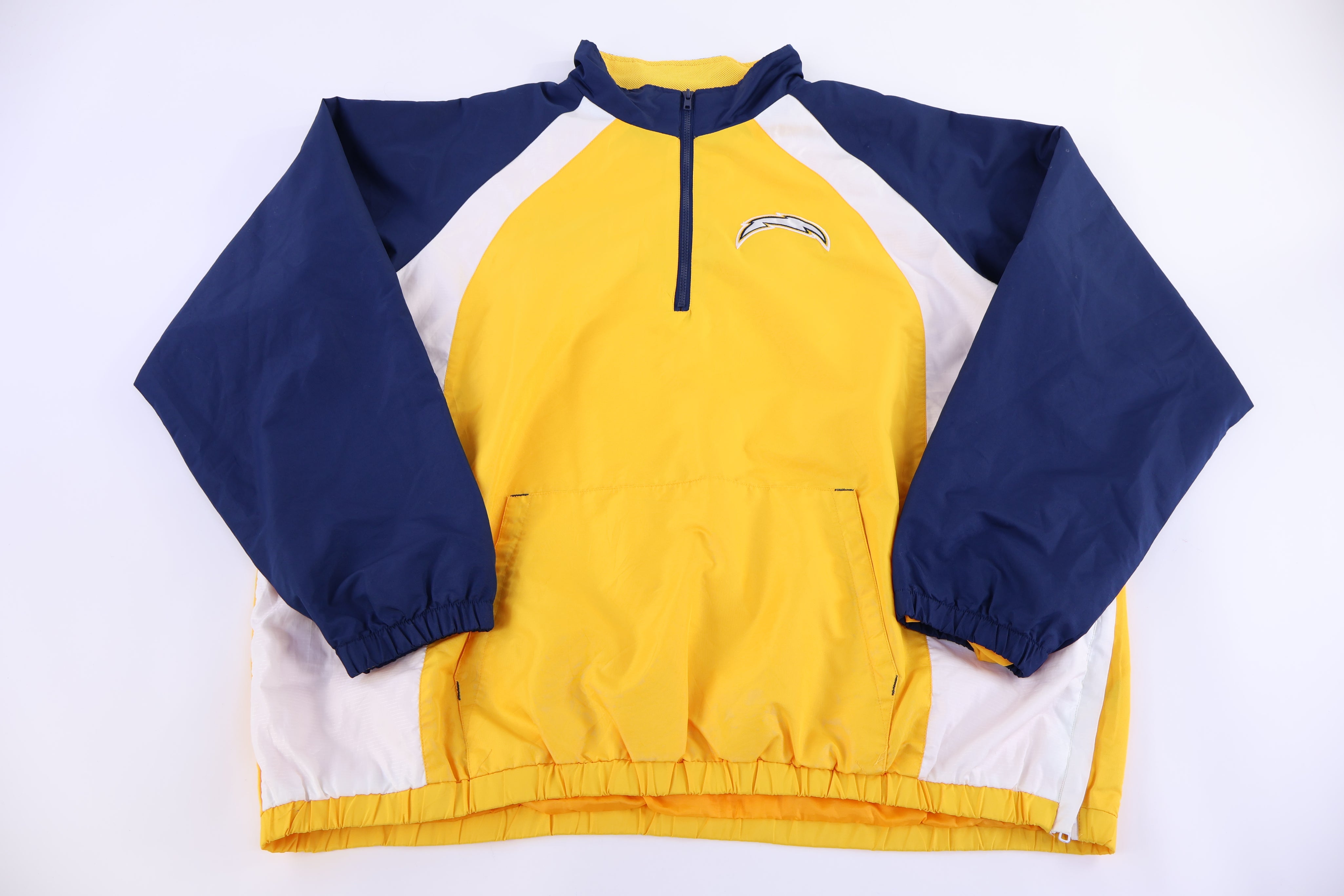 Vintage San Diego Chargers Football Half Zip Windbreaker