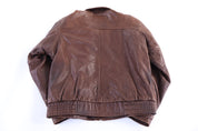 Vintage Aeropostale Brown Leather Jacket