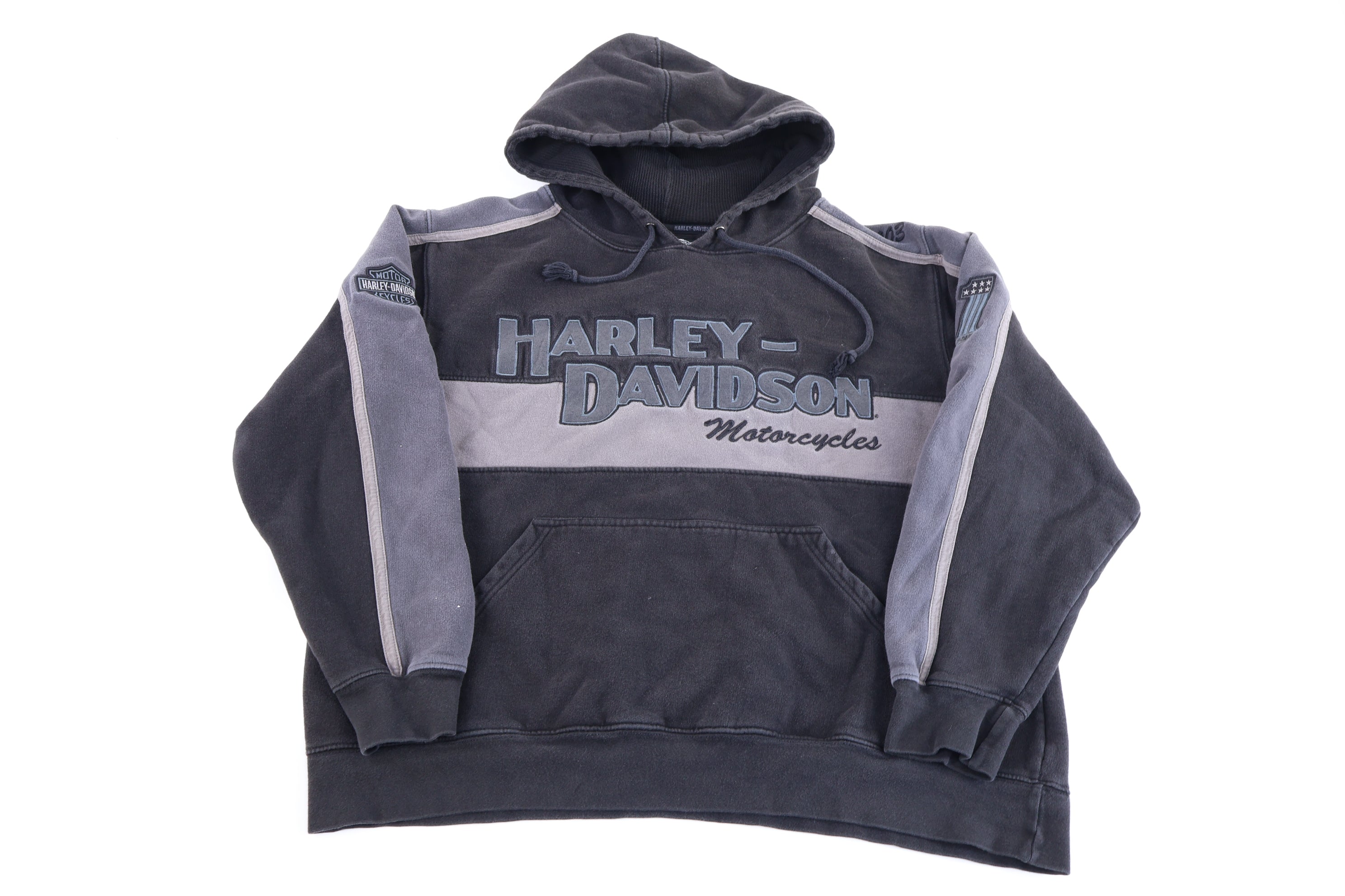 Harley Davidson Motorcycles Embroidered Pullover Hoodie