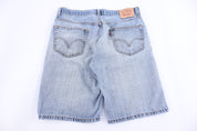 Levi's 505 Light Wash Denim Shorts