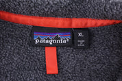 90's Patagonia Logo Patch Grey Fleece Pullover
