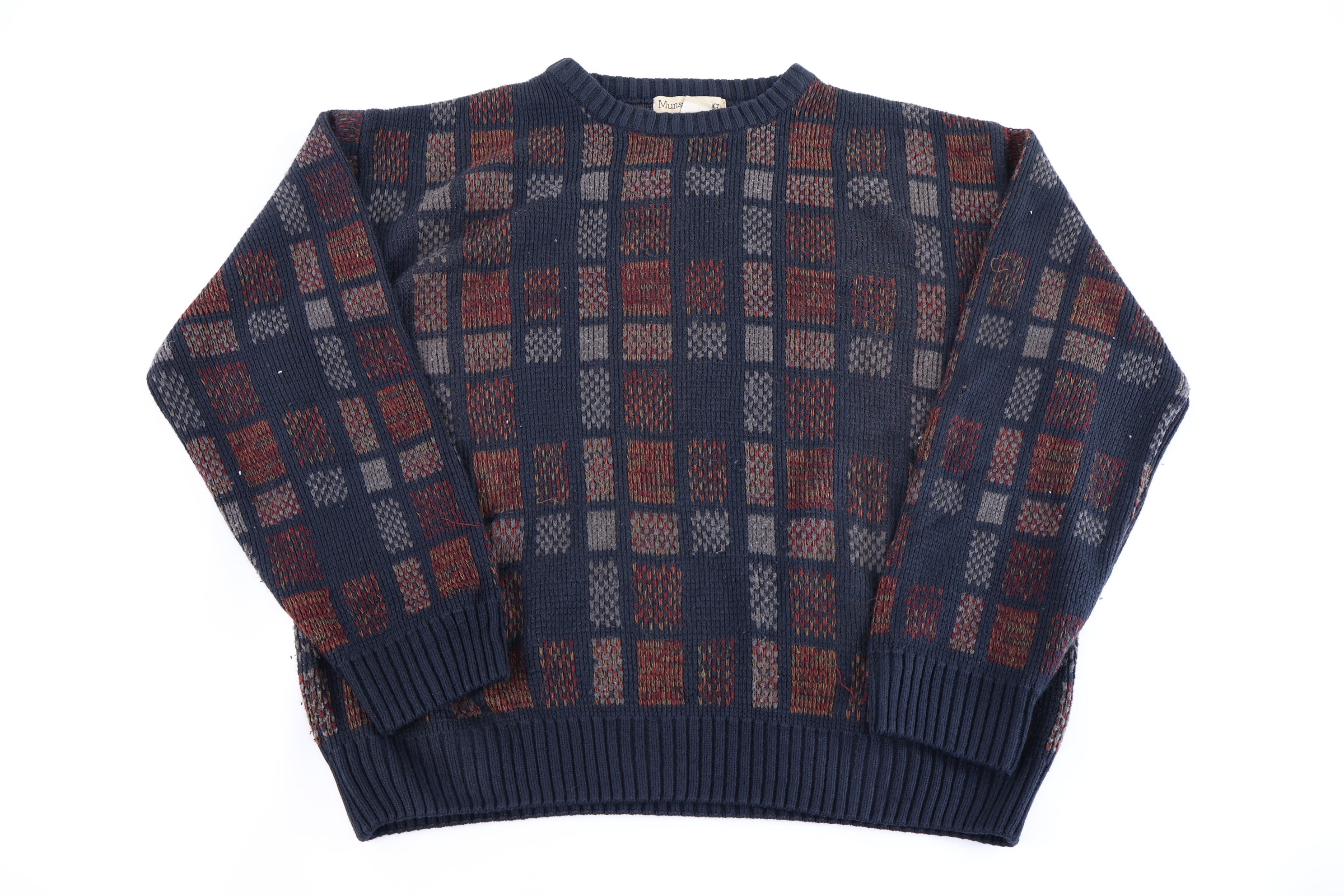 Vintage  Munsingwear Multipattern Knit Sweater