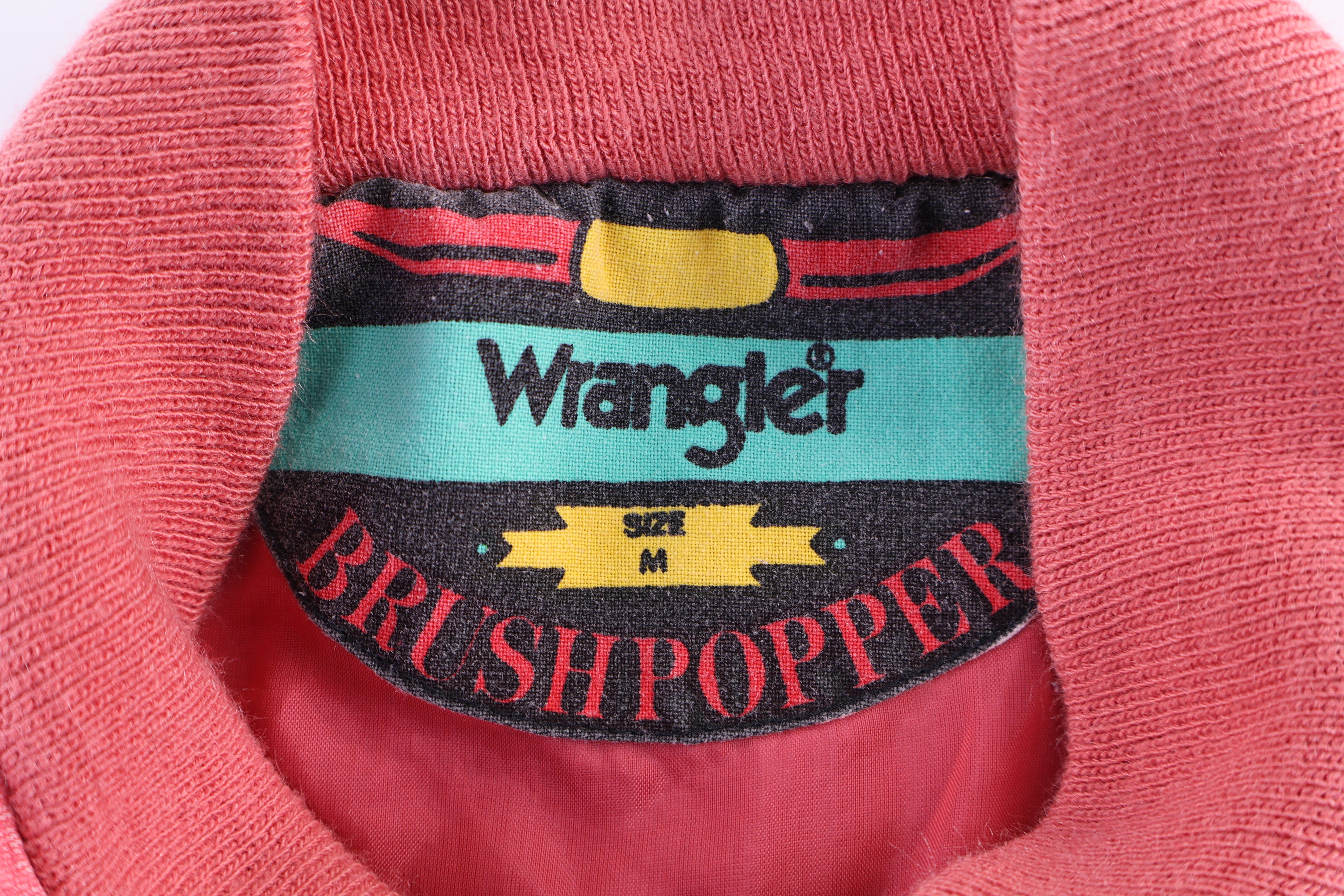 Vintage Wrangler Brushpopper Bomber Jacket