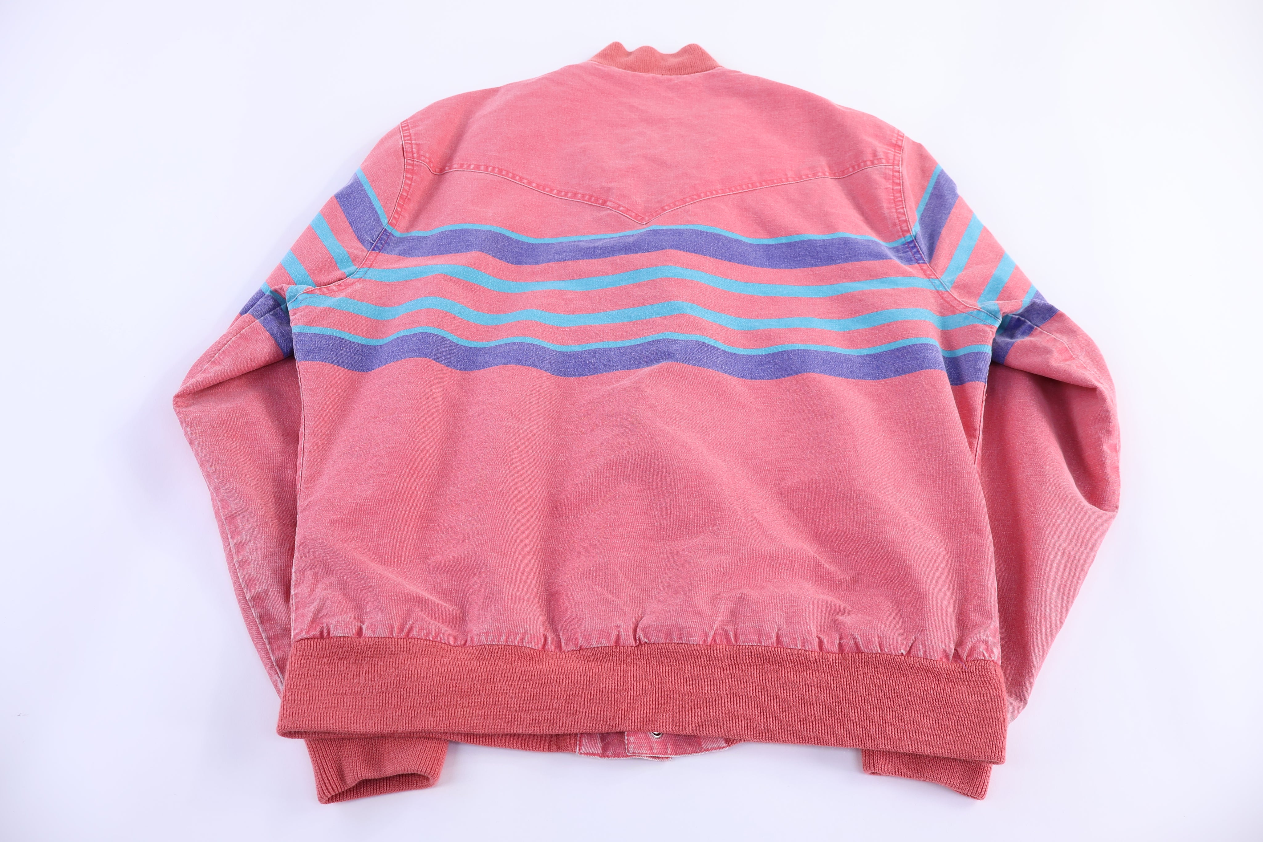 Vintage Wrangler Brushpopper Bomber Jacket