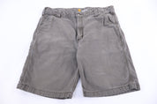 Carhartt Logo Patch Relaxed Fit Green Shorts