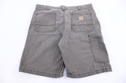Carhartt Logo Patch Relaxed Fit Green Shorts