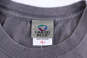 Vintage Liquid Blue Jimi Hendrix Graphic T-shirt