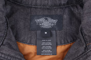 Harley Davidson Motorcycles Grey & Black Button Jacket