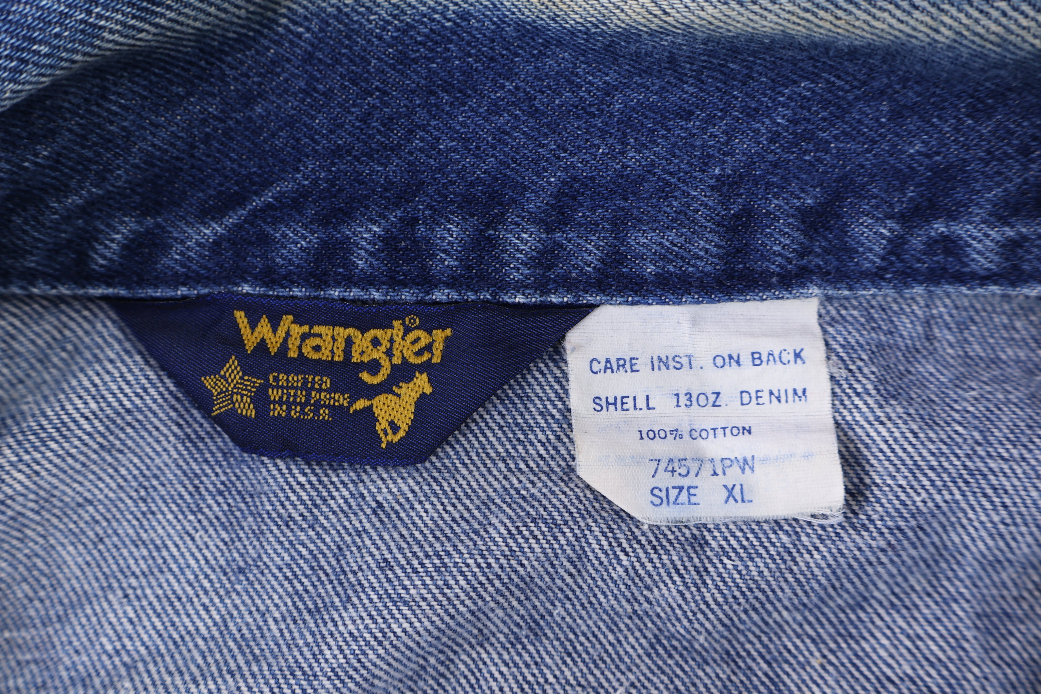 80's Wrangler Medium Wash Denim Jacket