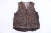 Carhartt Logo Patch Sherpa Lined Full Zip Vest