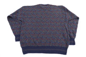 80's Idea Uomo Multipattern Knit Sweater