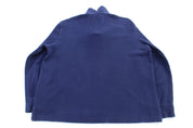 Polo Ralph Lauren Embroidered Logo Blue quarter Zip Sweater