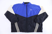 90's Adidas Embroidered Logo Multicolor Full Zip Windbreaker